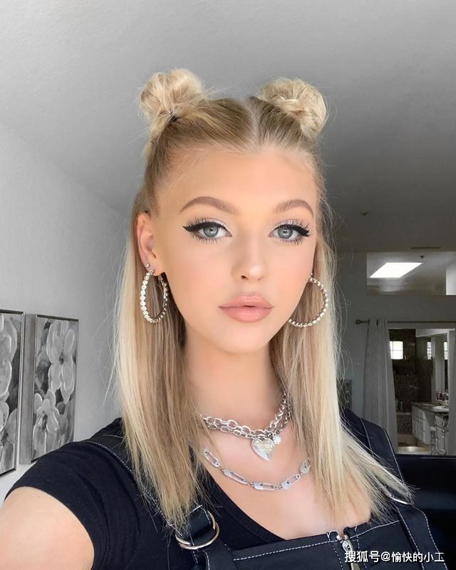 拥有4000w粉丝,被誉为真人芭比的网红loren gray,素颜