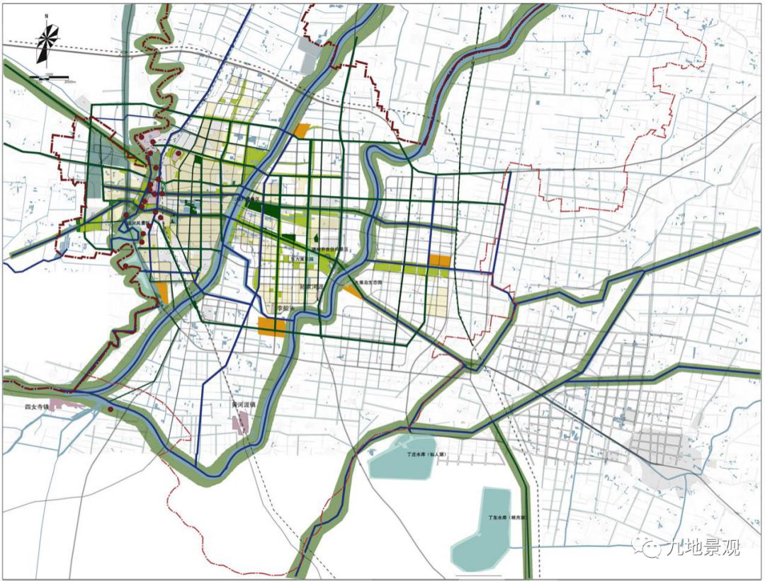 碧水绕城:昔日德州城市水系及水体景观规划(涵盖10余个河湖)