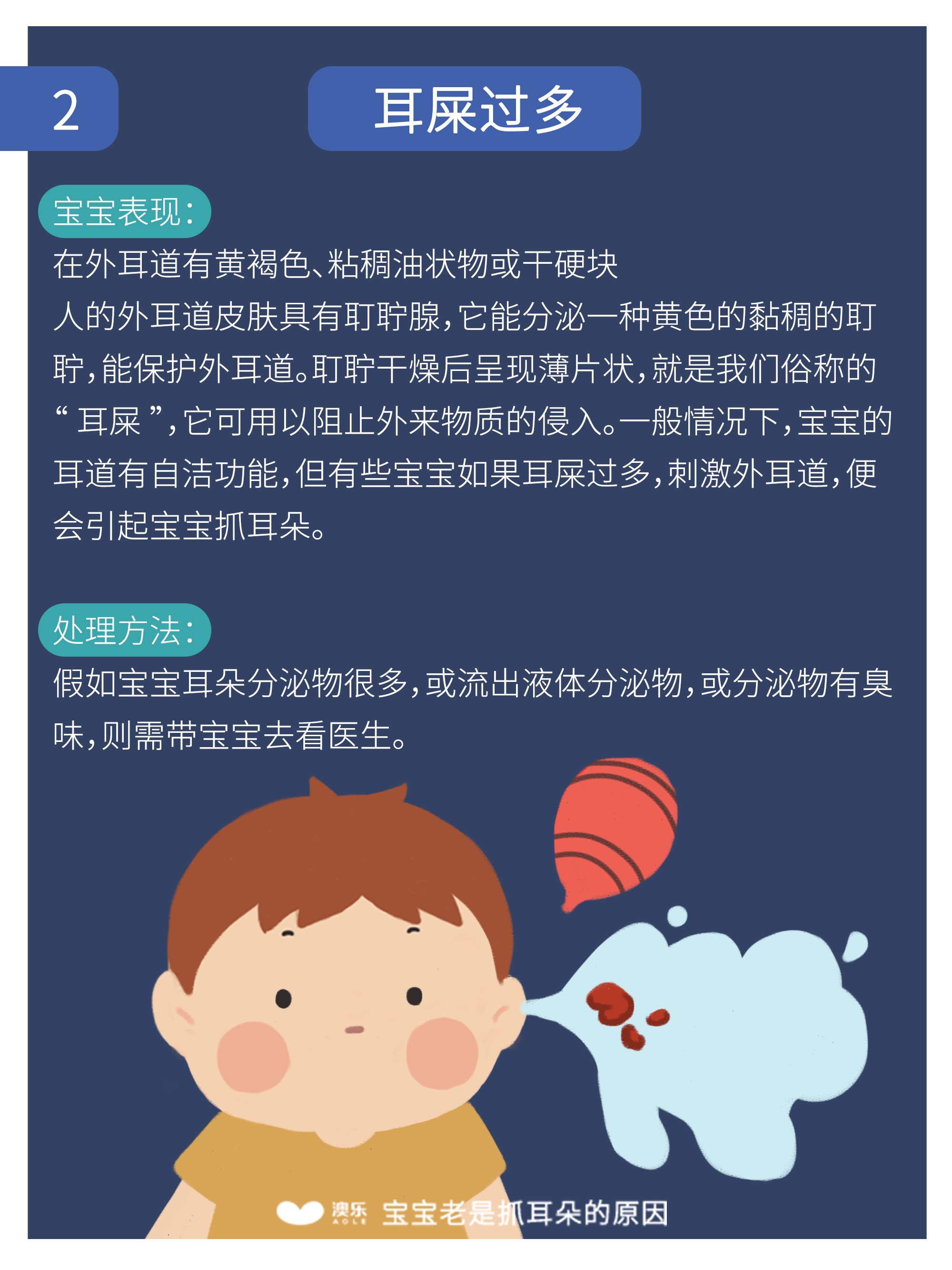 宝宝:原因终于知道了!!澳乐:宝宝老是抓耳朵