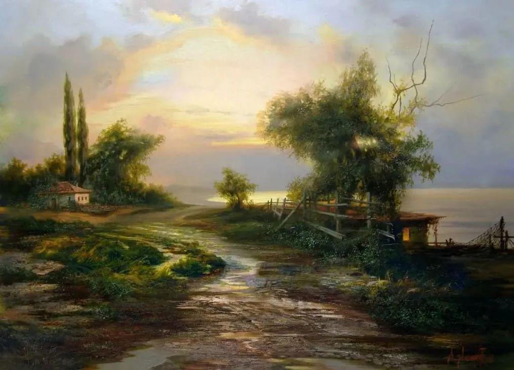 俄罗斯画家亚历山大·米尔尤科夫风景油画作品欣赏