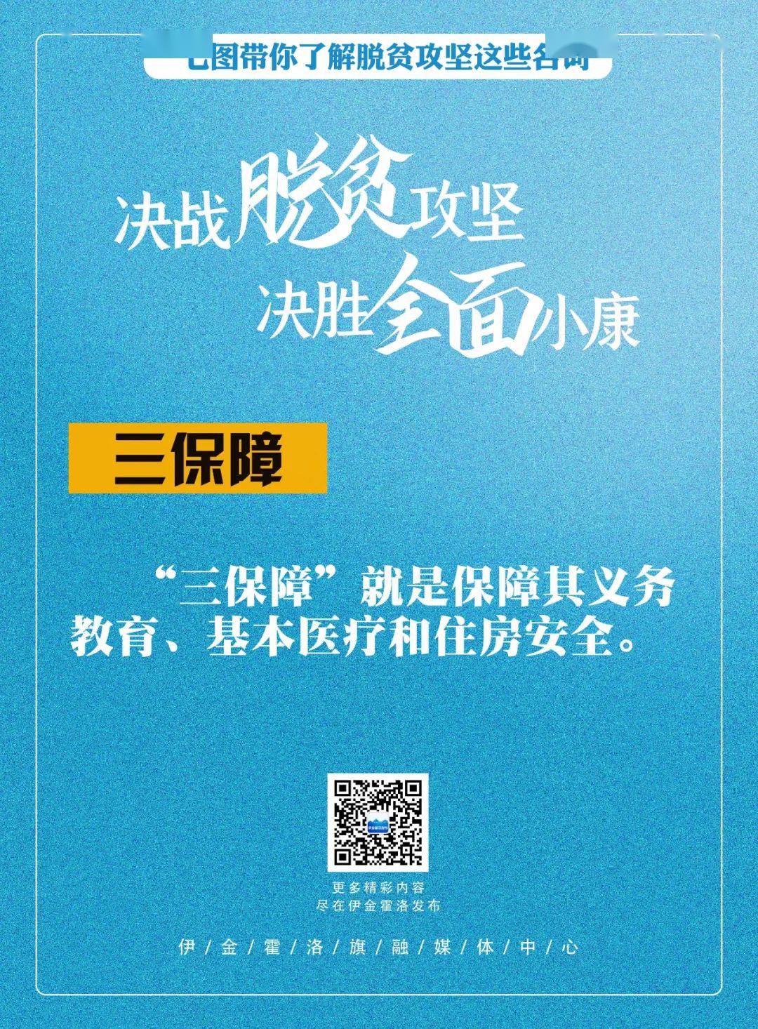 涨知识!7张图带你了解脱贫攻坚这些名词!