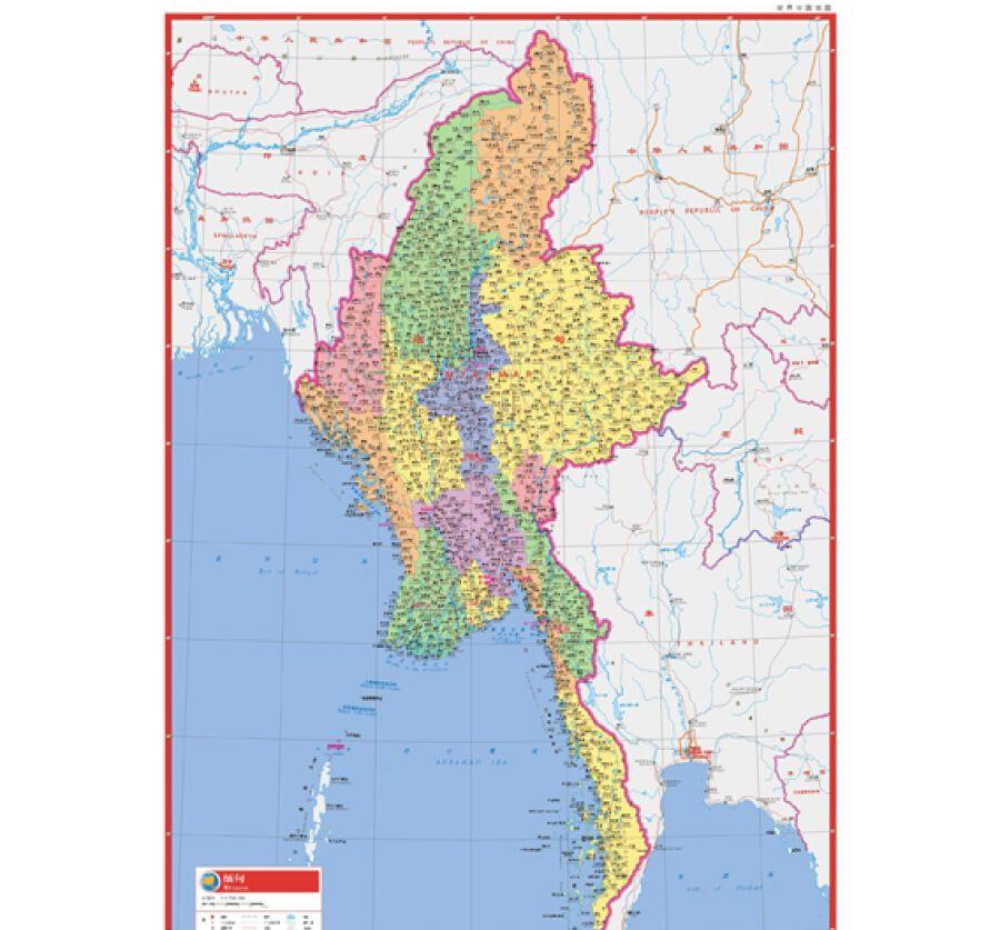 元末缅甸人口_缅甸人口分布地图(2)