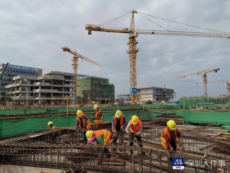 中建三局从外地调配工人500人次,项目保施工