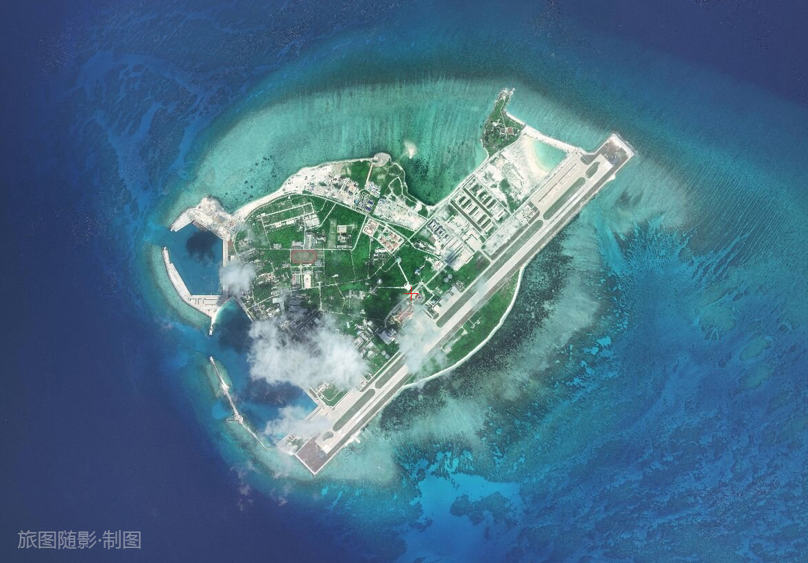 1 永兴岛西沙群岛的十大岛屿今天我们用卫星地图来看看陆地总面积约10