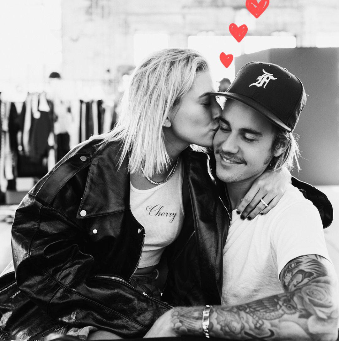 hailey bieber(海莉·比伯)和justin bieber(贾斯汀·比伯)这一对,从