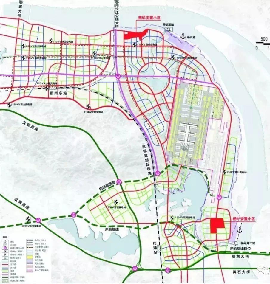 最大的长江大桥 燕矶长江大桥地处黄冈和鄂州交界处,距上