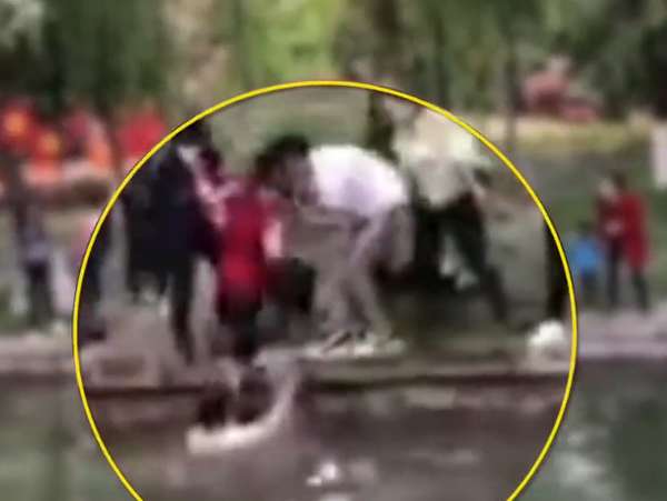 3名小伙救起落水女孩后默默离开，女孩母亲寻人