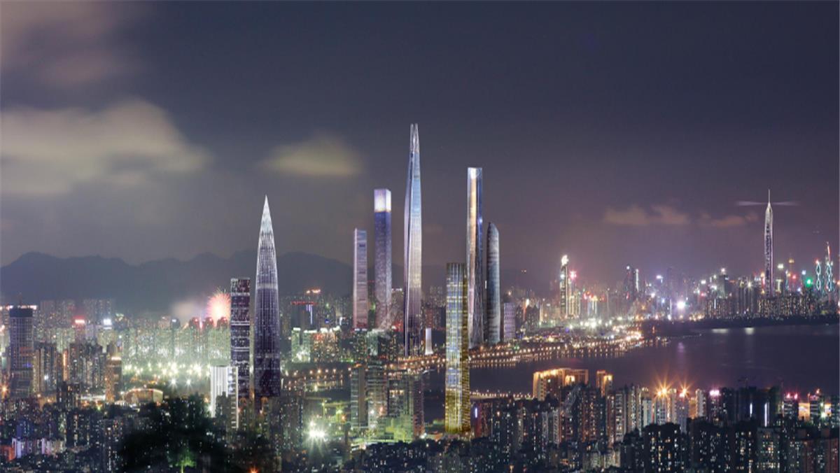 原创深圳"第一"高楼:共有123层,楼高599.1米,也是中国第二高楼