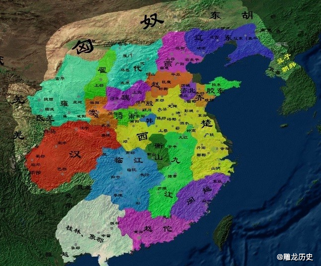 图解西汉两百余年疆域变化