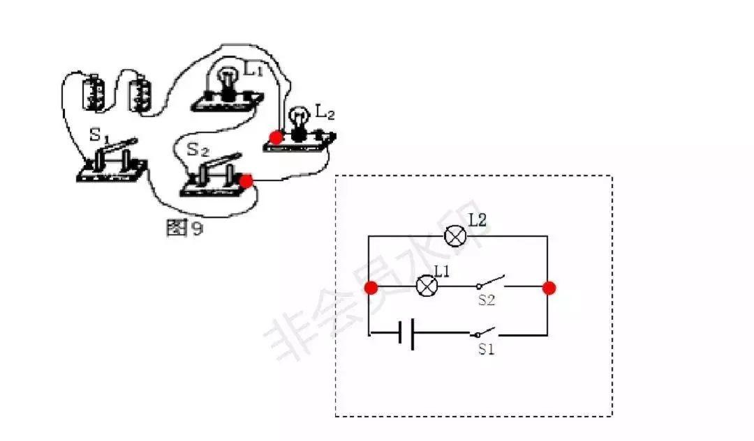 初中物理电路图,实物图画法专项练习题!含答案