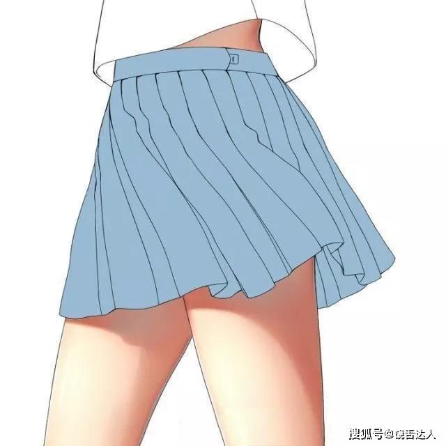 轻备学院动漫少女裙子怎么画漫画人物裙子的画法