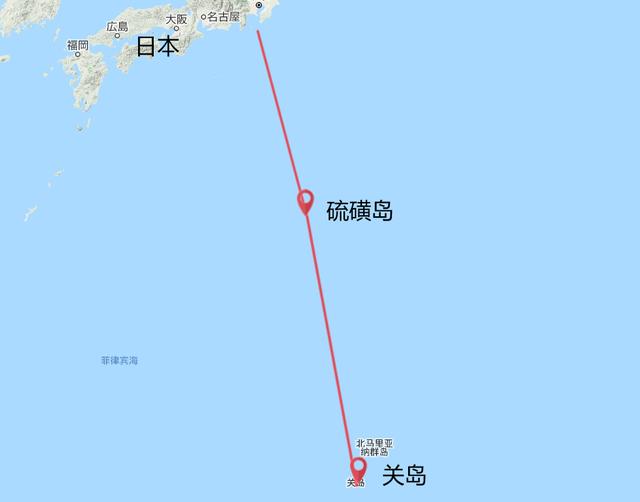 硫磺岛距离日本本土只有650公里,是日本太平洋战场上的重要军事基地