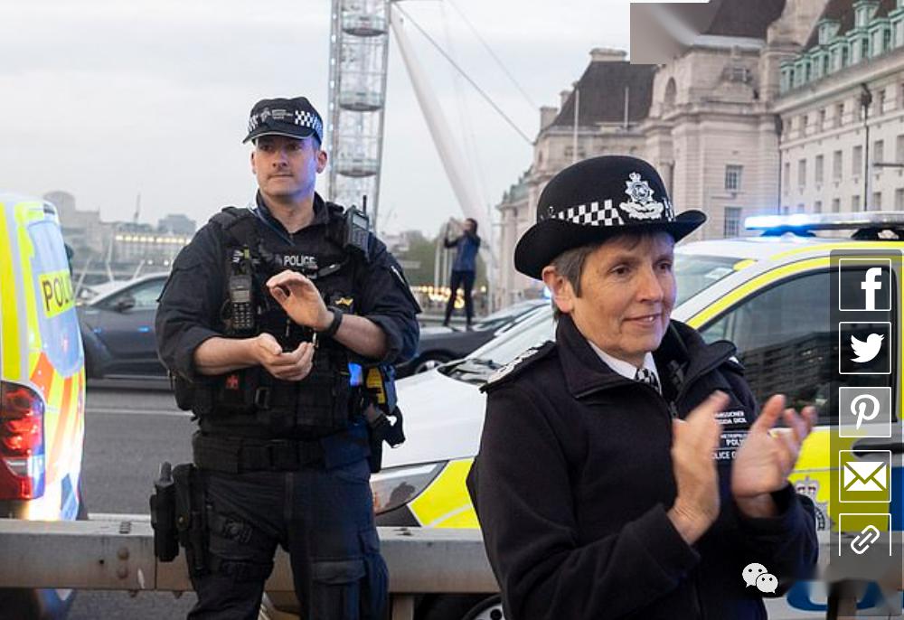 伦敦警察局长带头民众群聚为nhs鼓掌被批!英国死亡人数趋于平缓?