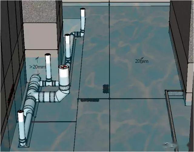 技术帖|含地暖施工的同层排水卫生间防水施工技术交底