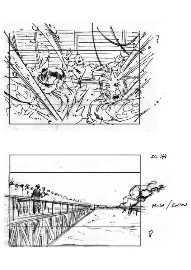 诺兰敦刻尔克分镜手稿赏析