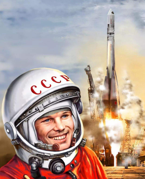 苏联宇航员尤里·阿列克谢耶维奇·加加林(yuri alekseyevich gagarin