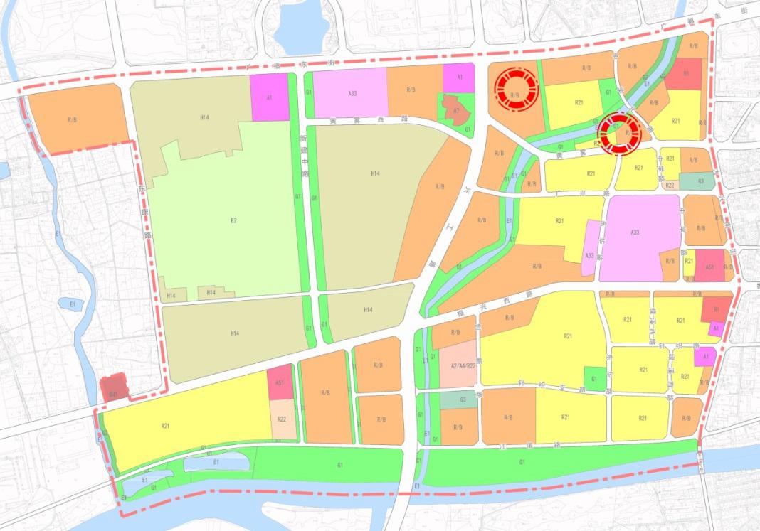 东阳城区这些地块要规划调整位置就在