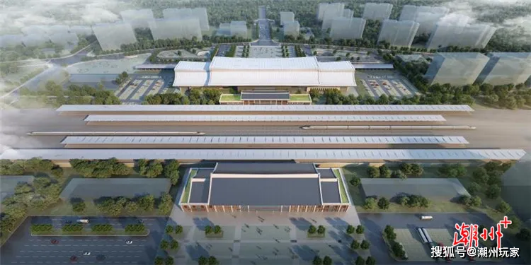 潮汕站南站房改扩建项目预计2021年9月完成,建成效果图一览!