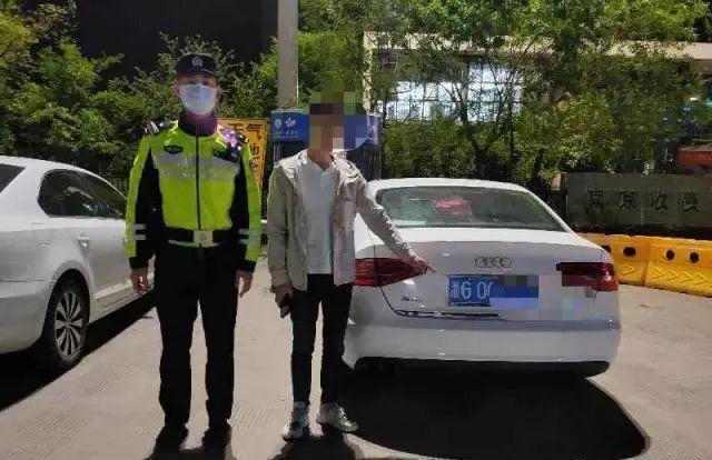 大胆 南京交警遇上一司机直撞警亭 原来他只考过科目一