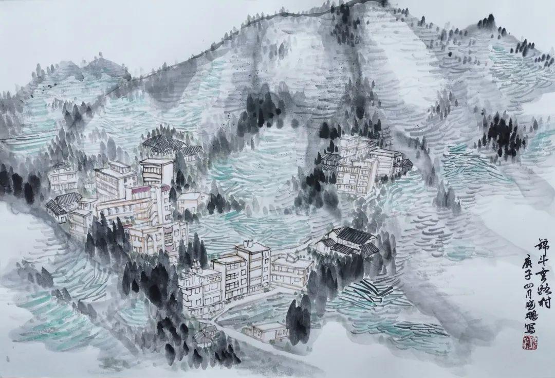 锦斗约绘—永春美协助力乡村振兴写生活动