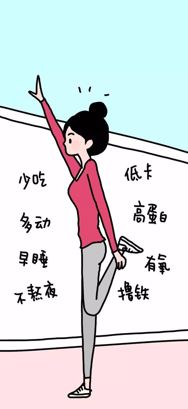 壁纸| 换上这组减肥壁纸,四月一定会瘦!