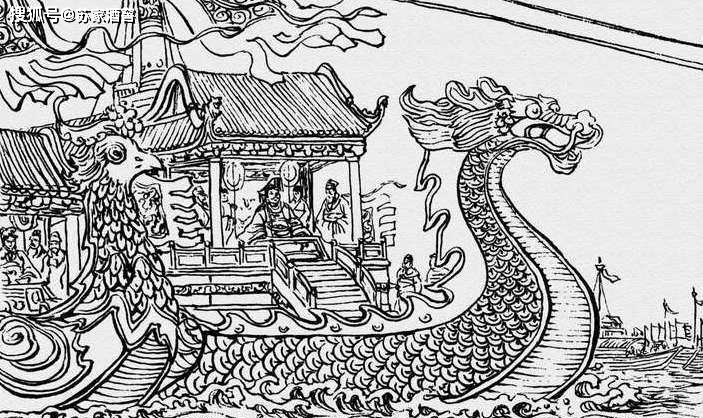 隋炀帝龙舟图