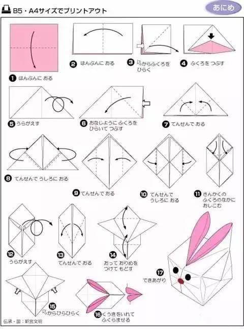 下面的这20种折纸方法,两种类型的折纸,10种小动物,10种小物品,据说