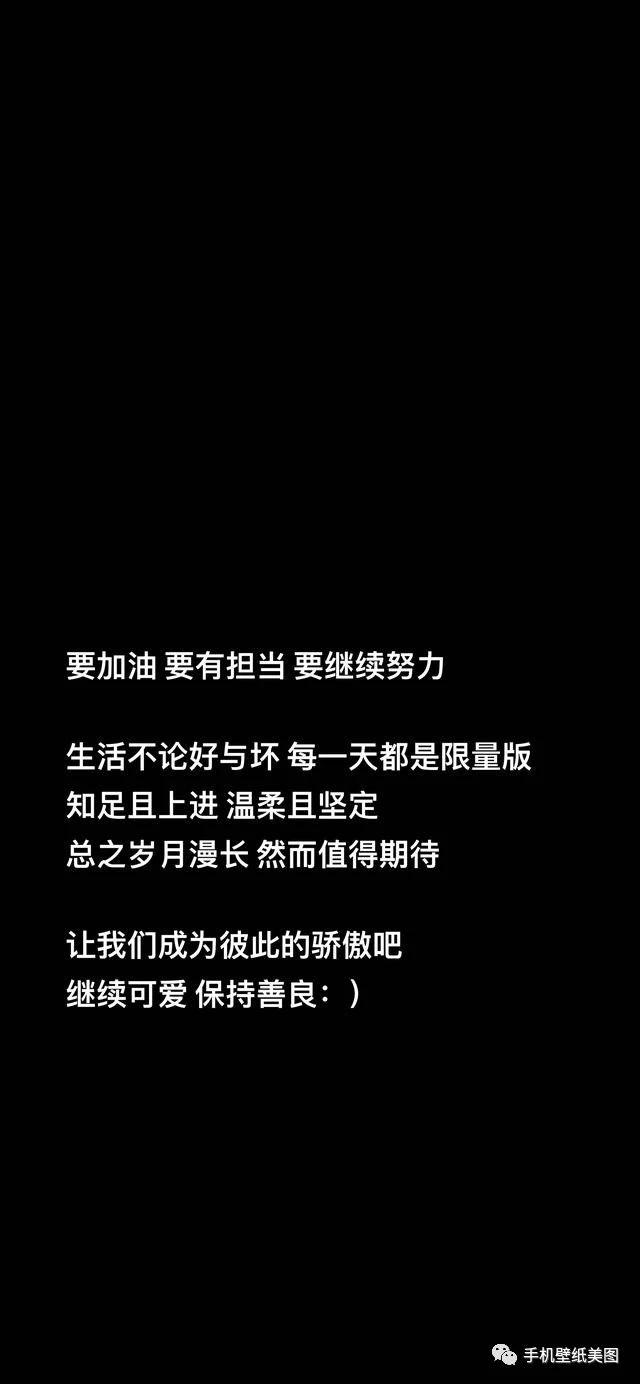 抖音文字壁纸全屏,爱情伤感,正能量文字壁纸