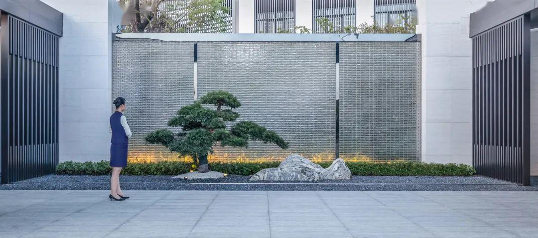 华苑园林 太原 万科紫院项目 新中式园林中的绿化造景,相较于传统