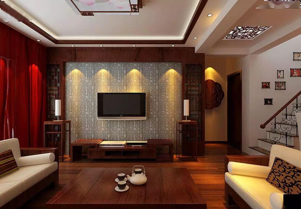 新中式风格木地板搭配方案,实现专属你的奢华!装修效果图赏析!