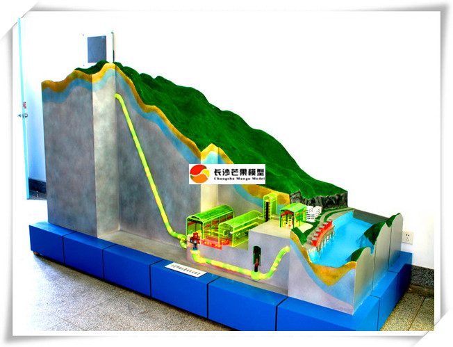 1 14 高水头水电站模型 混流式水轮发电机组仿真模型 坝后混流式水轮