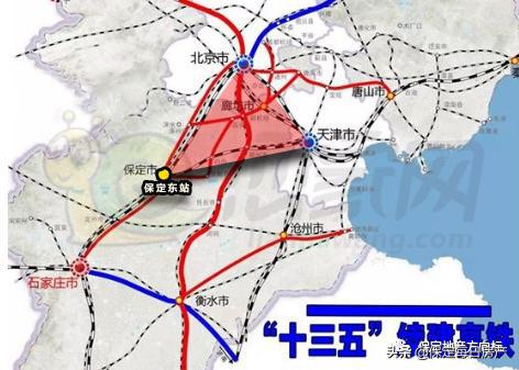 保定将又迎来一高速铁路——京津冀核心枢纽城市,cbd中心正崛起