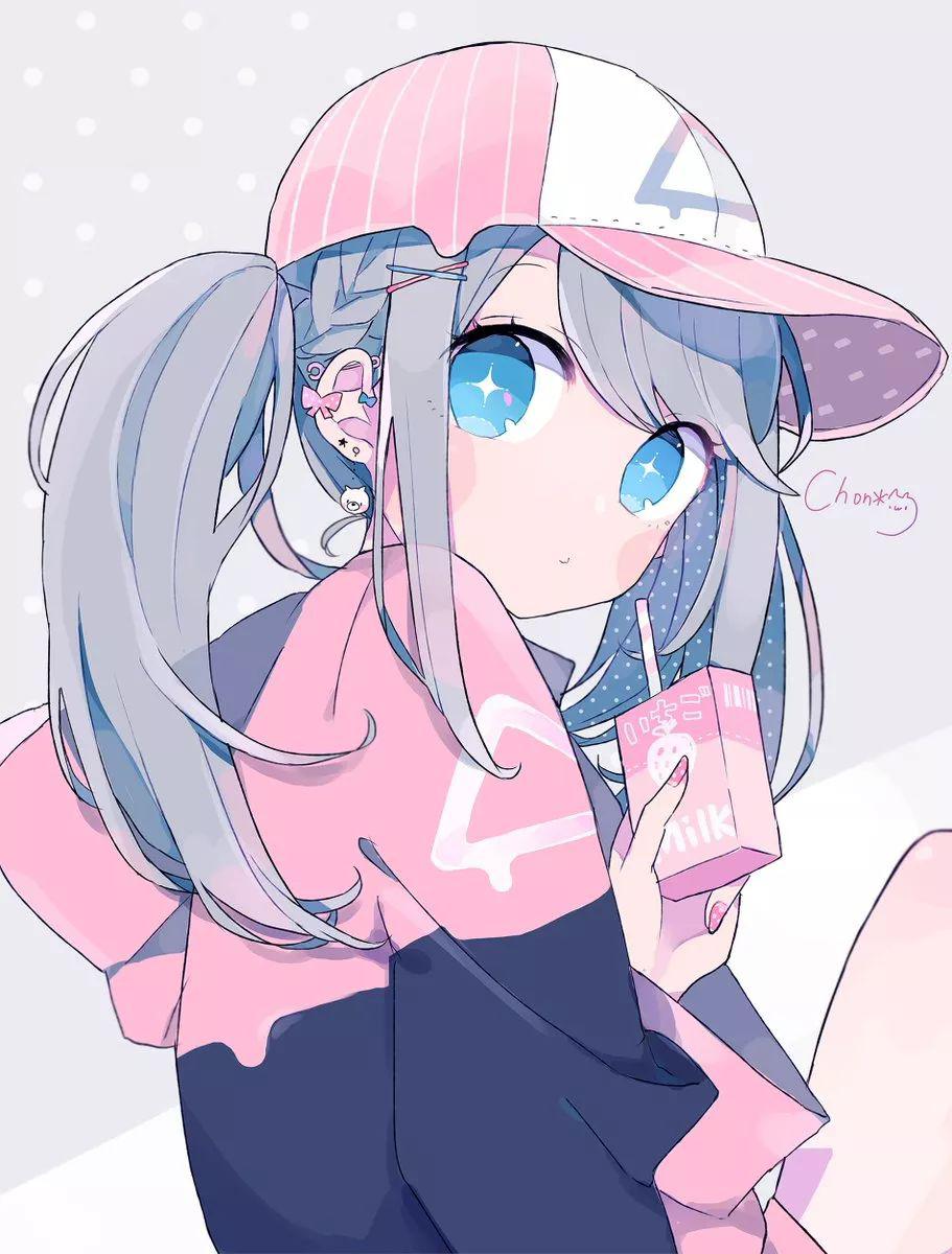 青春的芬芳,二次元少女插画欣赏