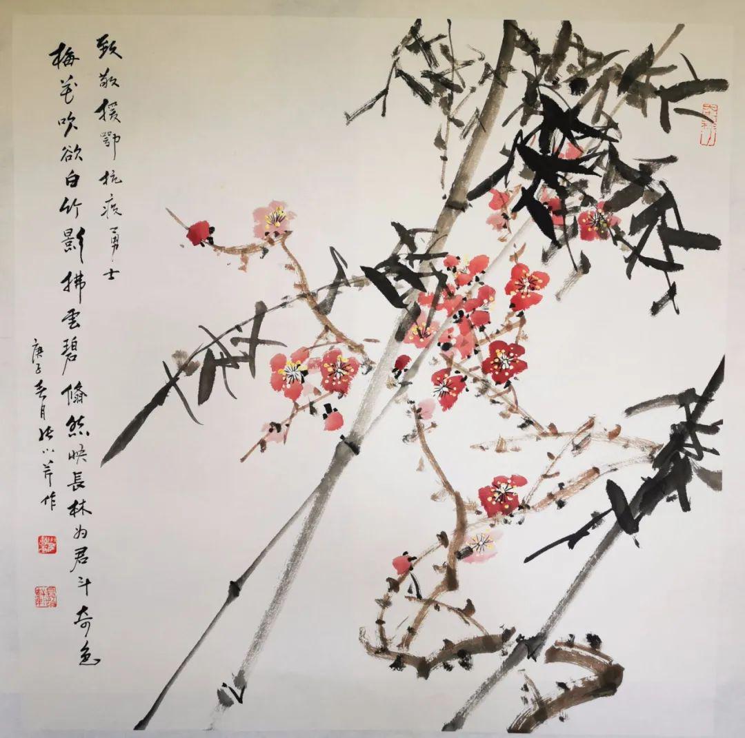 转|风雨过后会有彩虹!姑苏美术家笔墨丹青致英雄