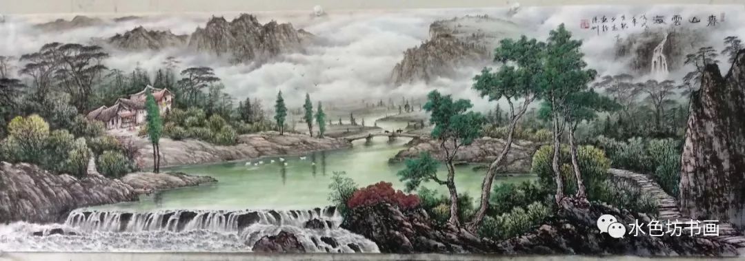 画家专栏│悠悠山水许少杰老师笔下的乡土人情
