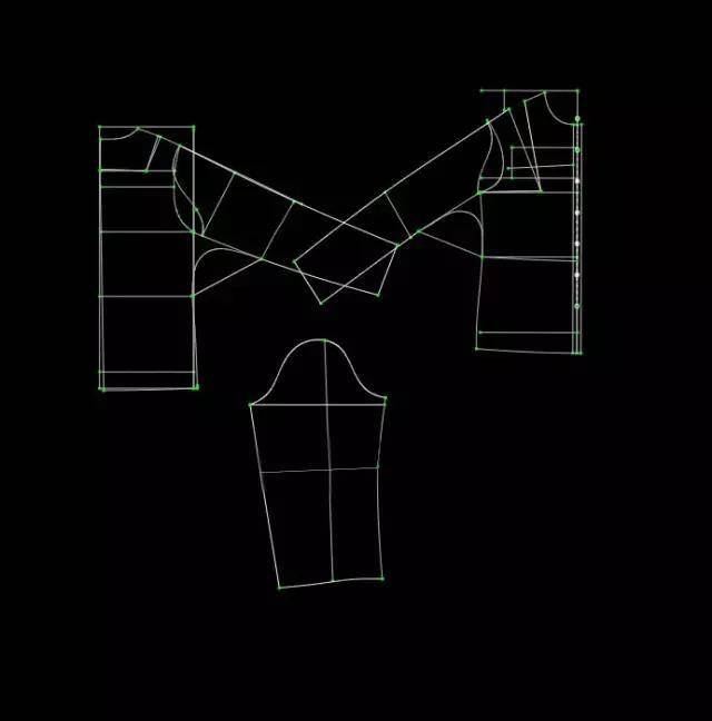 搭肩袖怎么制图_插肩袖连衣裙结构制图(2)