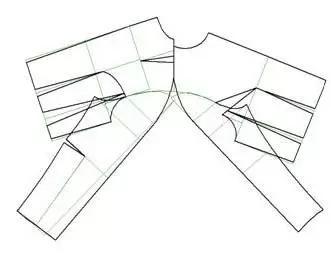 品牌插肩袖和连身袖制图步骤详解