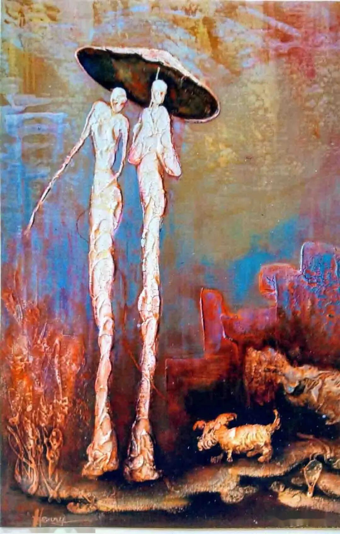 美国华人艺术家协会网上作品展(西画部分)
