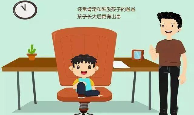 3,常鼓励和肯定孩子的爸爸.