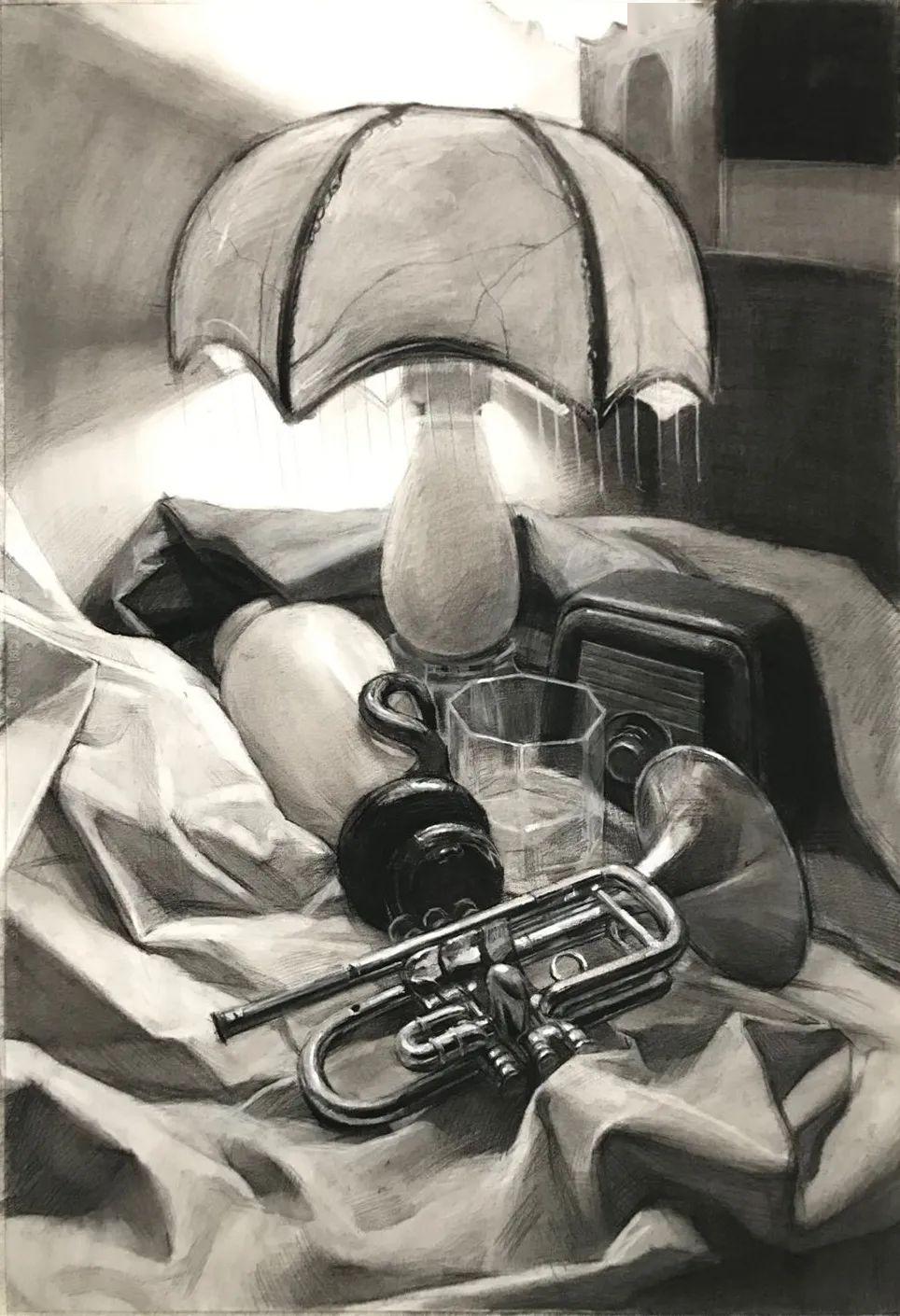 云看作业亦精彩中央美院造型基础部的素描课