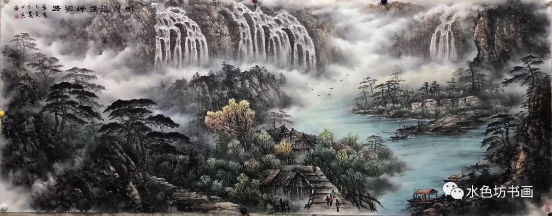 画家专栏│悠悠山水许少杰老师笔下的乡土人情