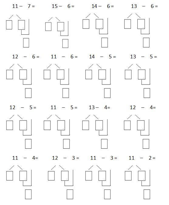 小学低年级"退位减法"技巧总结,帮助孩子突破计算瓶颈