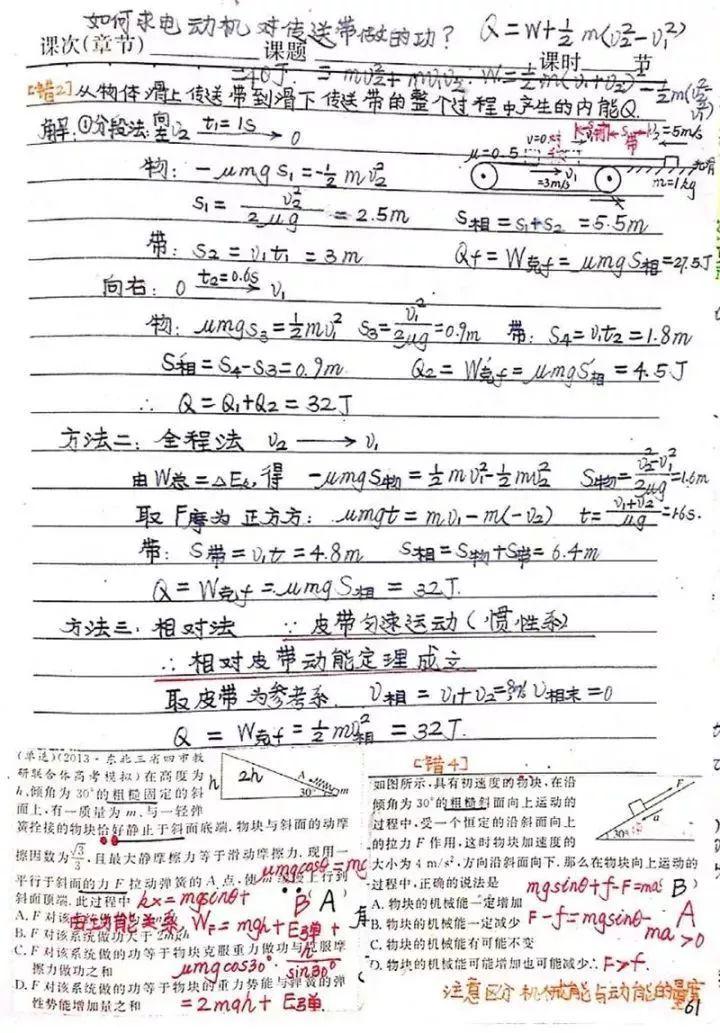 『晰超』超清晰超实用【物理笔记】物理学霸的高考复习笔记