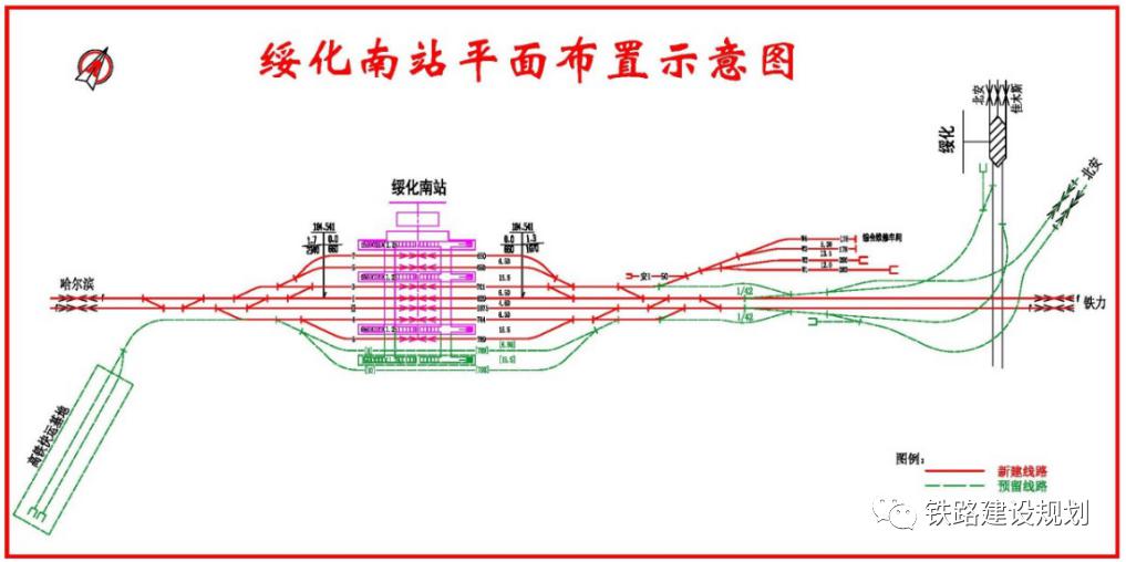 绥化南站位置,哈绥高铁线路走向,你关心的全在这.