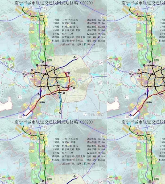 南宁新规划10条地铁线路图曝光那些潜力股再也藏不住了