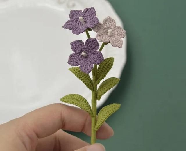 不足1厘米的微钩花组合起来竟这么美diy手工编织附10款教程
