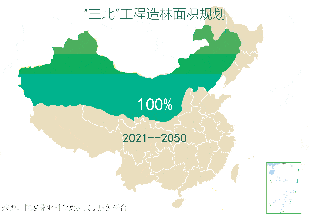 公基备考春季防风沙三北防护林