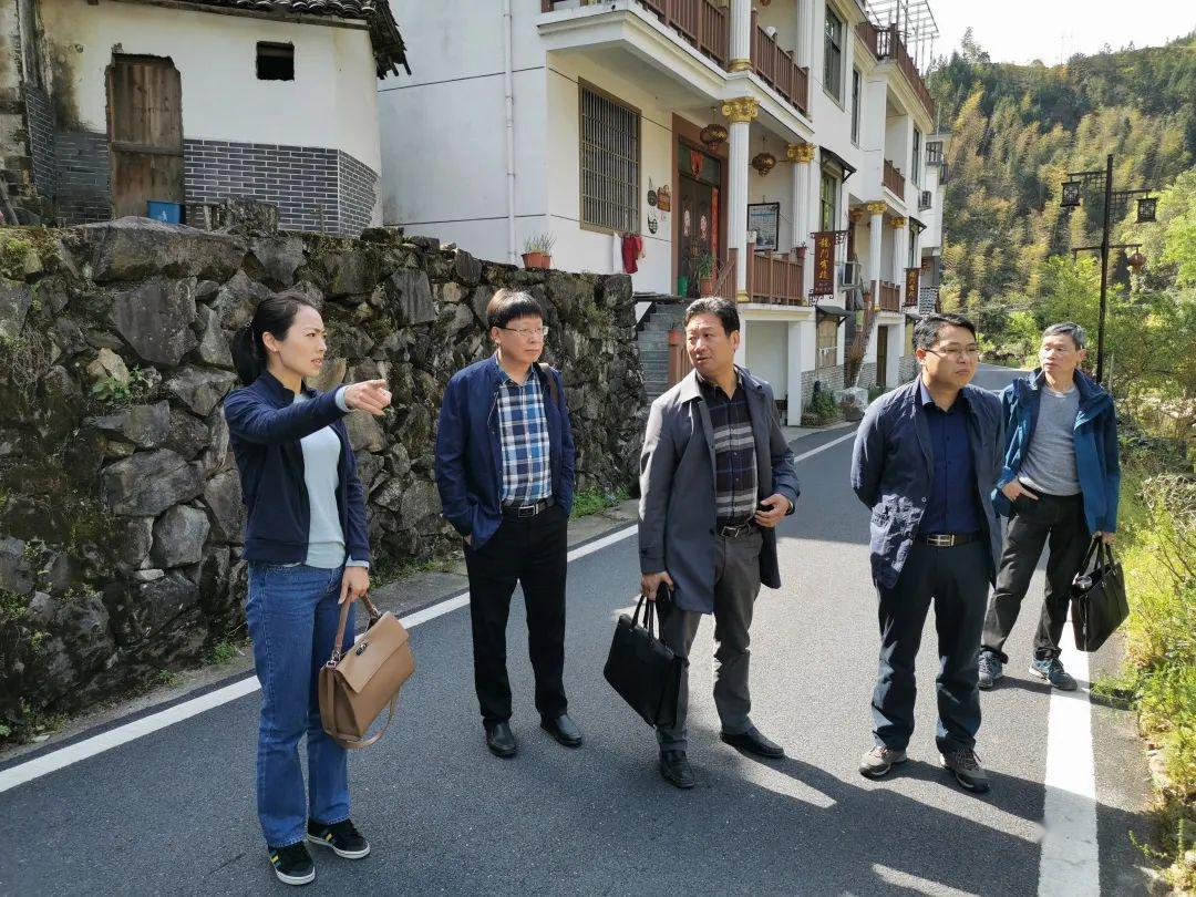 4月15日,副县长陈炳荣一行到我镇检查山海协作项目建设情况.