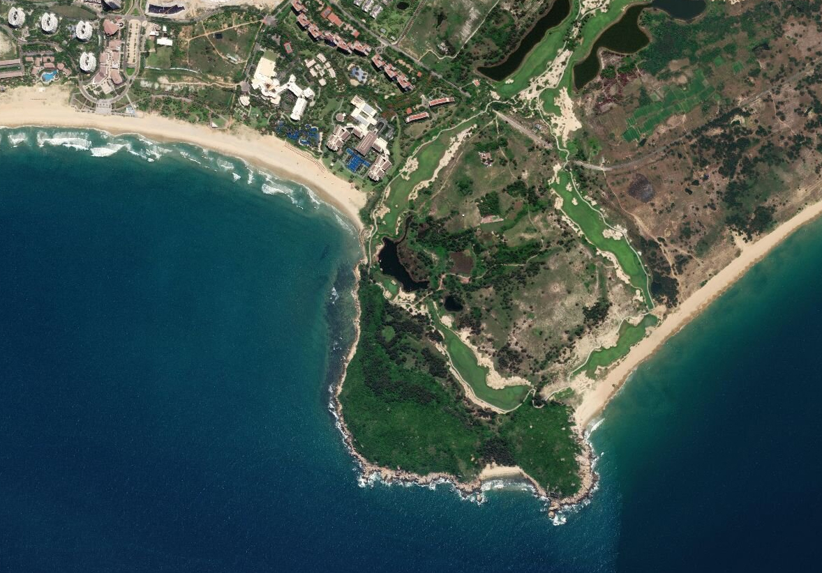 卫星航拍南海10大最美岛屿蜈支洲岛排第一您怎么看