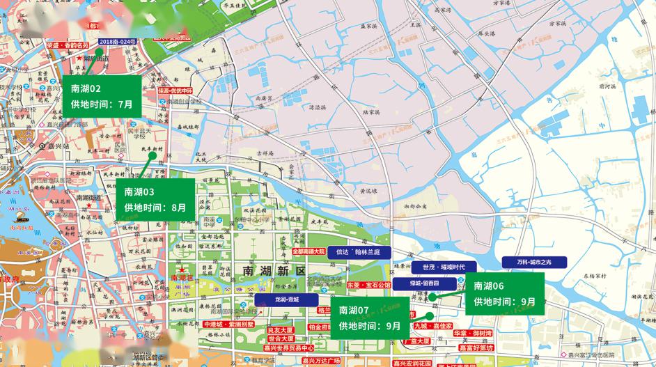 2020年嘉兴宅地供应计划披露,市区全20宗分布图出炉,高铁新城建设将